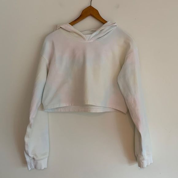 lululemon LA All Yours Cropped Hoodie Cotton Candy Sz10 - Picture 2 of 11